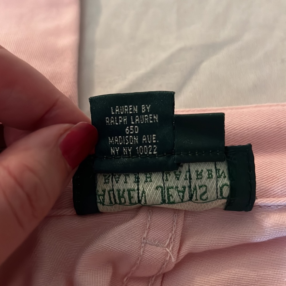 Lauren Ralph Lauren Straight Leg Jeans in Blush/Pink Size 12 - Picture 6 of 12